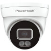 POWERTECH υβριδική κάμερα CCTV PT-1584 με μικρόφωνο & Full Color λειτουργία, 5MP, 2.8mm, IP67