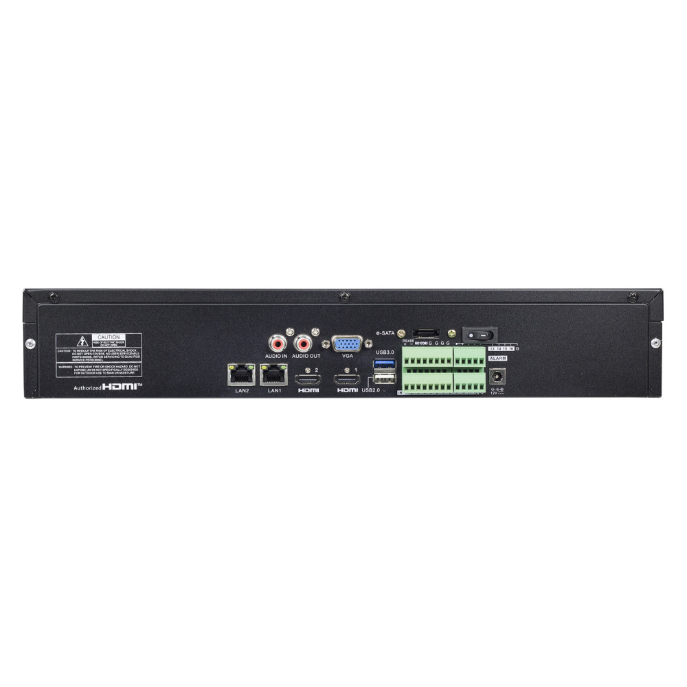 POWERTECH NVR καταγραφικό PT-1600, 12MP, H.264+/H.265+, 32 κανάλια