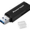 POWERTECH card reader PT-1605 για SD & micro SD, USB 3.0, 5Gbps, μαύρο
