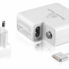 POWERTECH φορτιστής laptop PT-289 για Apple, 60W, 16.5V/3.65A, λευκός