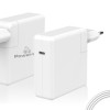 POWERTECH φορτιστής laptop PT-704 για Apple, USB Type-C PD, 61W, λευκός