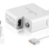 POWERTECH φορτιστής laptop PT-836 για Apple Macbooks, 45W, λευκός