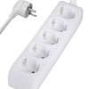 POWERTECH πολύπριζο PT-869, 5x schuko, 16A, 1.5m, λευκό
