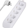 POWERTECH πολύπριζο PT-871, 5x schuko, 16A, 3m, λευκό