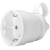 POWERTECH φις ρεύματος PT-887, 1x schuko, 16A, λευκό