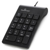 POWERTECH ενσύρματο αριθμητικό πληκτρολόγιο PT-938, USB, μαύρο