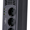 POWERTECH σταθεροποιητής ρεύματος PT-AVR1000I, 1000VA/500W, 3x schuko