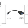 POWERTECH αντάπτορας USB 3.0 σε VGA PTH-021, Full HD, μαύρο