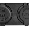 POWERTECH πρίζα 12V για σκάφη & οχήματα PTL-001, USB/USB-C θύρες, IP65