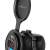 POWERTECH πρίζα USB για σκάφη & οχήματα PTL-005, USB/USB-C 36W, με οθόνη