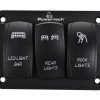 POWERTECH πάνελ σκαφών PTL-018 με 3x διακόπτες φώτων, IP65