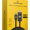 POWERTECH καλώδιο USB-C σε DisplayPort PTR-0138, 8K/120Hz, 1m, μαύρο