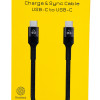 POWERTECH καλώδιο USB-C PTR-0204, PD 60W, 480Mbps, 25cm, μαύρο