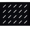 PULSAR σταθερό ράφι 19" RAPD600, για rack βάθους 600mm, 2U, μαύρο