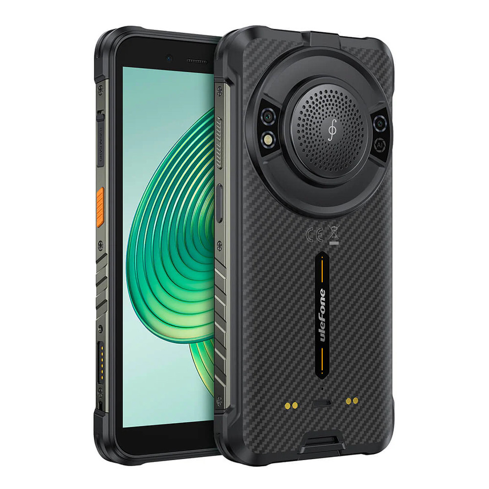 ULEFONE smartphone RugKing με ηχείο 3.5W, 5.99", 8/256GB, 9600mAh, IP68/IP69K, μαύρο