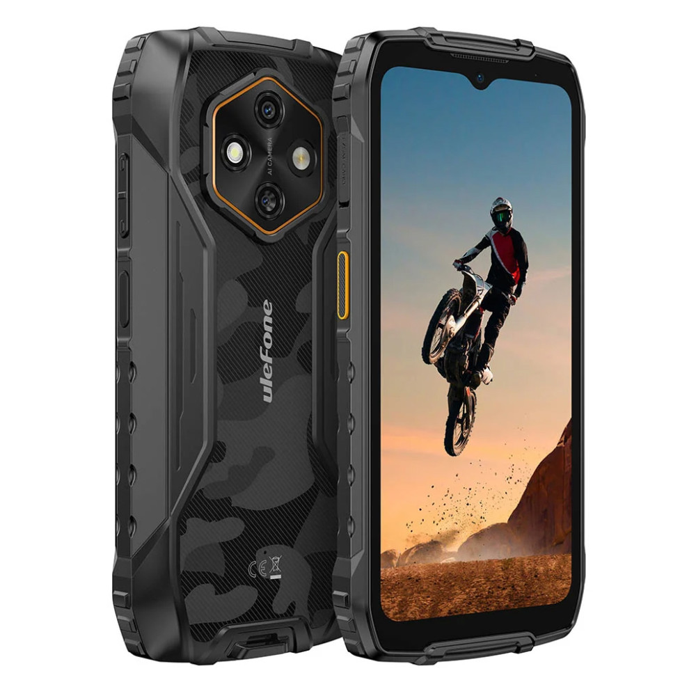 ULEFONE smartphone RugKing 4 Pro, 6.56", 8/128GB, 10200mAh, IP68/IP69K/MIL-STD-810H, μαύρο