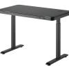 BRATECK ηλεκτρικό γραφείο S08-22DSWW με συρτάρι, 118x60x72~120cm, μαύρο