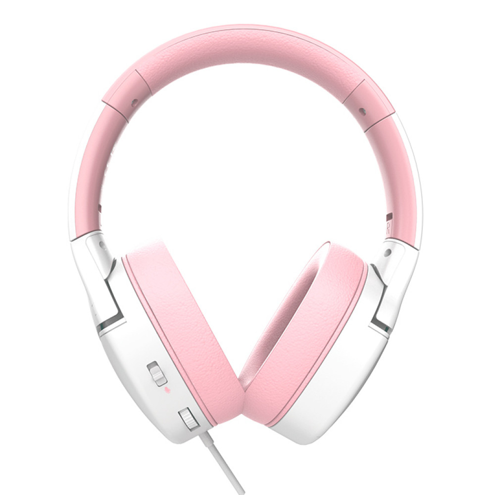 SADES gaming headset Spower, 3.5mm σύνδεση, 40mm, multi-platform, ροζ/λευκό