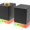 SADES gaming ηχεία Dionsyn με RGB φωτισμό, 2x 5W, Bluetooth & USB-C/USB, μαύρα