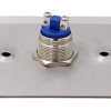 SECUKEY Χωνευτό μπουτόν SCK-CBUTTON2, 3Α, ασημί
