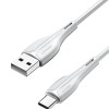 USAMS καλώδιο USB-C σε USB US-SJ372, 2A, 1m, λευκό