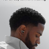 USAMS earphones με μικρόφωνο EP-42, 3.5mm σύνδεση, Φ10mm, 1.2m, μαύρα