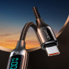 USAMS καλώδιο USB Type-C US-SJ546, 100W/5A, 1.2m, μαύρο
