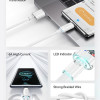 USAMS καλώδιο USB-C σε USB US-SJ658, 66W, 480Mbps, 1.2m, μαύρο