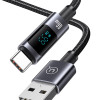USAMS καλώδιο USB-C σε USB US-SJ673, 66W, 480Mbps, 1.2m, μαύρο