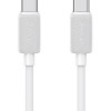 USAMS καλώδιο USB-C σε USB-C US-SJ691, 60W, 480Mbps, 1m, λευκό