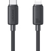 USAMS καλώδιο Lightning σε USB-C US-SJ692, 30W, 480Mbps, 1m, μαύρο