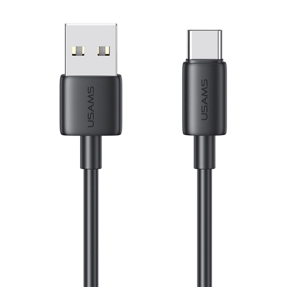 USAMS καλώδιο USB-C σε USB US-SJ708, 3A, 480Mbps, 1m, μαύρο