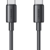 USAMS καλώδιο USB-C US-SJ711, 60W, 480Mbps, 1m, μαύρο