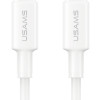 USAMS καλώδιο USB-C SJ763, 60W, 480Mbps, 1m, λευκό