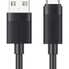 USAMS καλώδιο USB-C σε USB SJ777, 3A, 480Mbps, 1m, μαύρο