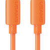 USAMS καλώδιο USB-C SJ787, σιλικόνης, 60W, 480Mbps, 1m, πορτοκαλί