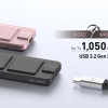 SILICON POWER εξωτερικός SSD PX10, 1TB, USB 3.2, 1050-1050MB/s, μαύρος