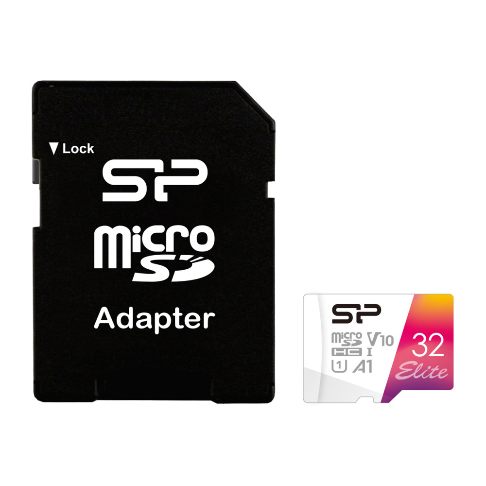 SILICON POWER κάρτα μνήμης microSDXC Elite, 32GB, C10 UHS-I U1 A1 V10