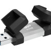 SILICON POWER USB Flash Drive C51, USB/USB-C, 64GB, 120MBps, ασημί