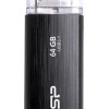 SILICON POWER USB Flash Drive Blaze B02, 64GB, USB 3.2, μαύρο