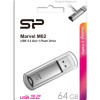 SILICON POWER USB Flash Drive Marvel M02, 64GB, USB 3.2, γκρι
