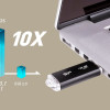 SILICON POWER USB Flash Drive Blaze B02, 128GB, USB 3.2, μαύρο