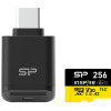 SILICON POWER κάρτα μνήμης microSDXC Inspire με card reader, 256GB, UHS-I U3 A1 V30