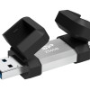 SILICON POWER USB Flash Drive C51, USB/USB-C, 256GB, 200MBps, ασημί