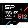 SILICON POWER κάρτα μνήμης microSDXC Express Hypera, 512GB, PCIe Gen 3x1, C10 UHS-I U3 A1 V30