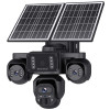 SECTEC smart ηλιακή κάμερα ST-523-9MAOV-4G-EU, triple lens, 3MP, 4G, SD, PTZ, IP66