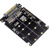 POWERTECH κάρτα επέκτασης U.2 SAS 2.5" σε M.2 B & M NGFF/NVME ST526