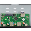 POWERTECH front panel 5.25" σε 2x USB 3.1 & 2x USB-C, VL820