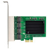 POWERTECH κάρτα επέκτασης PCIe σε 4x RJ45 GbE ST708, RTL8111F & ASM1184