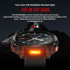 ZEBLAZE smartwatch Stratos 4 Pro με φακό, heart rate, 1.43" AMOLED, GPS, 5 ΑΤΜ, μαύρο